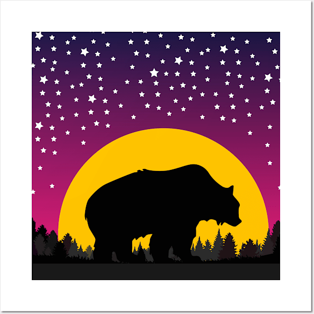 Bear Wall Art by JulietLake